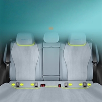 Housse universelle de siège de voiture quatre saisons Coussin de siège de voiture confortable et respirant en daim Ensemble complet pour BYD Seal Model Qin