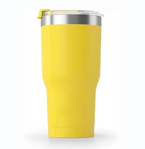 30oz Premium Double Wall Drink Cups Thermal Stainless Steel Insulated Mugs Travel Coffee Tumbler