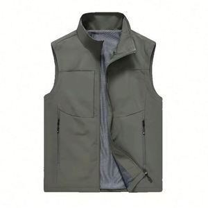 Chaleco de Forro Polar con Diseño de Logotipo Bordado Personalizado, Chaqueta con Cierre Completo, Uniformes Cálidos de Verano para Trabajadores y Voluntarios - Product Image 5