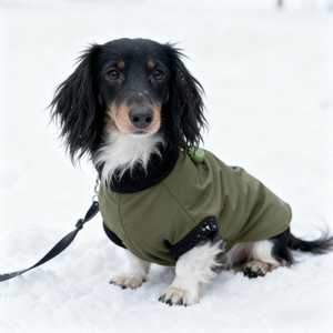 Luxury Winter All-Weather <strong>Dog</strong> Jacket Waterproof Puffer Pet <strong>Coat</strong> for Bassotto Wiener Dachshund Hamburg Teckel <strong>Sausage</strong> Polyester - Product Image 2