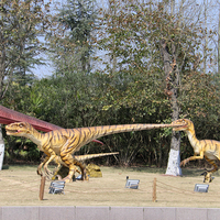 Dinosaure animatronique 3M grandeur nature, Raptor télécommandé pour parc d'attractions, modèle Dino City KL032 pour enfants, à vendre