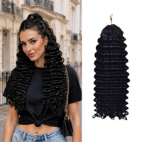 Extensions de tresses au crochet MIAREO en cheveux vierges de haute qualité, double trame, sans synthétique, pré-bouclées, toutes couleurs, vente en gros