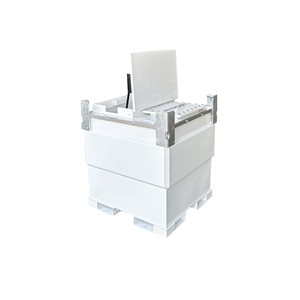 ถังน้ำมันดีเซลแบบพกพาขนาด 1000 ลิตร ทำจากเหล็กกล้าคาร์บอน พร้อมเกจวัดระดับน้ำมันแบบกลไกและปั๊ม ได้รับการรับรองมาตรฐาน UL  ถัง IBC ทรงลูกบาศก์  ขายในสหรัฐอเมริกา - Product Image 2