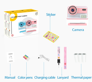 2.4 인치 대형 스크린 1080p Full HD CMOS 센서 및 MicroSD 원 클릭 사진 인쇄 지원 어린이 선물 카메라 - Product Image 6