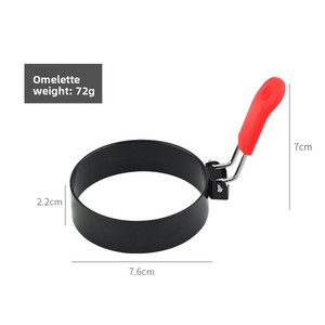 Metal Fried Egg Pancake Ring Omelette Fried Egg Round Shaper Eggs Mold for Cooking <b>Breakfast</b> Pan Oven Kitchen Pancake <b>Maker</b> - Product Image 4