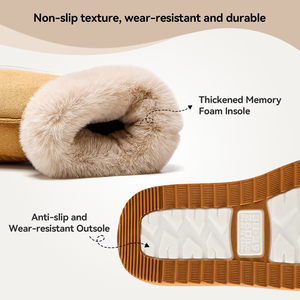 Pantofole da <span class=keywords><strong>Casa</strong></span> <span class=keywords><strong>per</strong></span> <span class=keywords><strong>Uomo</strong></span> e Donna, <span class=keywords><strong>Ciabatte</strong></span> Morbide con Fodera in Pelliccia Sintetica, Scarpe da Interno ed Esterno con Suola Antiscivolo - Product Image 2