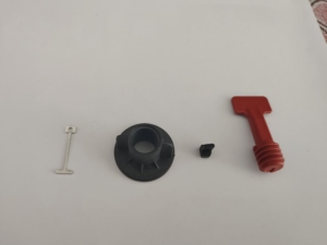 耐用的瓷砖平整度调节、可重复使用的瓷砖水平系统套件、可更换的钢销、1.5毫米楔形瓷砖调平系统 - Product Image 5