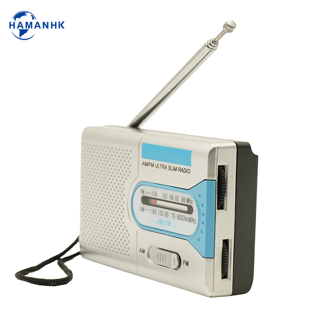 Factory Wholesale FM Radio Station Receptor Broadcast Digital Mini Small Pocket Stereo Design AM FM Portable Radio for Event