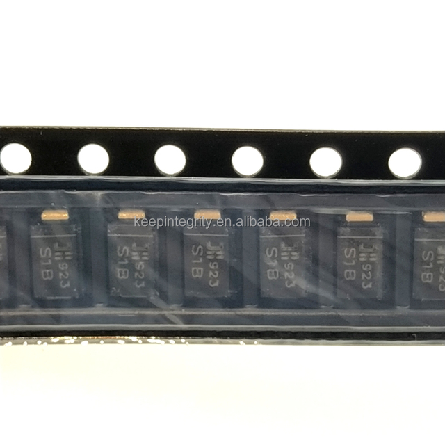 10pcs/lot S1B S1B-13-F Rectifier Diode 100V 1A DO-214AC IC BOM quote list service