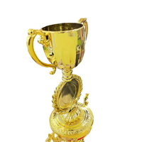 Nouveau Trophée Créatif en Plastique Durable, Coupe du Monde Sportive, Récompenses, Souvenirs, Collection, Activités Commerciales, Trophée Plaqué Or