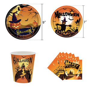 Halloween <b>Paper</b> Napkins Square 60-80 Pcs Environment Friendly Party Tableware Decorations - Product Image 5