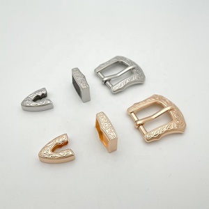 <span class=keywords><strong>2cm</strong></span> 폭 공장 주문 벨트 죔쇠 3 개 조각 남자 여자 벨트를 위한 Retro 서쪽 버클 세트 - Product Image 5