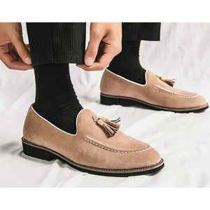<span class=keywords><strong>Scarpe</strong></span> Eleganti Oxford da <span class=keywords><strong>Uomo</strong></span>, Nuove <span class=keywords><strong>Scarpe</strong></span> Casual in Pelle di Grande Taglia, Stile Coreano alla Moda, Slip-On Trendy - Product Image 6