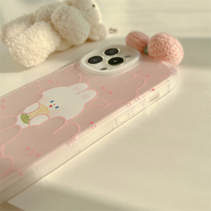 Nouveau Rose <span class=keywords><strong>Kawaii</strong></span> Anime Couverture Fille Mignon Dessin Animé Ours Téléphone Cas avec Chaîne Pour <span class=keywords><strong>iPhone</strong></span> 15 Plus 14 Pro Max - Product Image 4