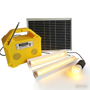 Kits d'éclairage solaire portables miniatures pour le <span class=keywords><strong>camping</strong></span> en plein air et système d'énergie solaire avec haut-parleur Bluetooth et radio - Product Image 5