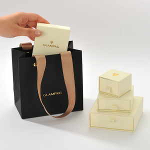 Custom Logo Luxury Jewelry <b>Gift</b> Set <b>Box</b> for Necklace Ring <b>Earrings</b> Display Packaging Paper <b>Gift</b> <b>Box</b> OEM ODM Wholesale - Product Image 4