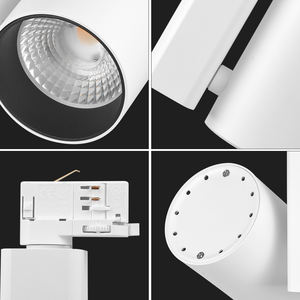 Moderner 20W 32W 42W 52W Smart LED Schienen scheinwerfer COB LED Schienen leuchte mit Aluminium gehäuse - Product Image 2