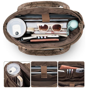 Túi đeo vai nhẹ <span class=keywords><strong>Cloud</strong></span> dành cho sinh viên, đựng laptop 15.6 inch, kiểu dáng phồng, có túi phụ kiện - Product Image 4