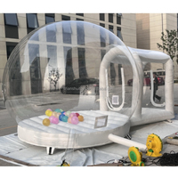 Tente à bulles gonflable 2025, PVC de qualité commerciale, 3,4 m, couleur personnalisée, pompe à souffler, fête pour enfants, dôme transparent, ballon
