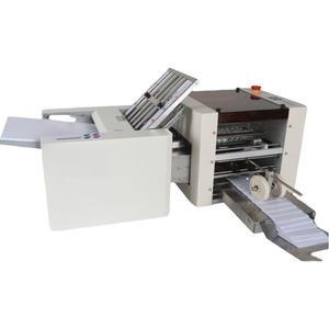 Machine à plier automatique à écran tactile électrique pour papier, feuilles de cuivre, invitations, billets, croquis - Product Image 1