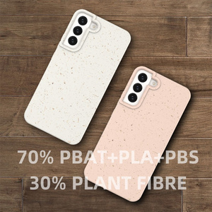 Custodia per cellulare completamente biodegradabile per <span class=keywords><strong>Smartphone</strong></span> con paglia di grano ecologica per piante naturali per Cover <span class=keywords><strong>Samsung</strong></span> Galaxy S22 - Product Image 6