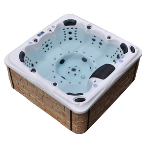 Spa de haute qualité, moderne, <span class=keywords><strong>en</strong></span> acrylique, autoportant, écologique, pour l'extérieur, <span class=keywords><strong>en</strong></span> promotion, Balboa USA, 7 personnes, 2200x2200mm, JCS-09 - Product Image 1