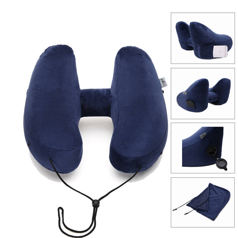 Details of H-shaped inflatable pillow