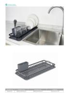 Organisateur de cuisine chaude étendoir à vaisselle en aluminium et égouttoir à eau pour assiettes tasses bols serviettes rangement d'ustensiles
