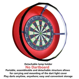 Support lumineux sans ombre pour <span class=keywords><strong>cible</strong></span> de fléchettes, support de fléchettes, éclairage professionnel pour compétition, lumière LED assemblable, détachable et portable - Product Image 4