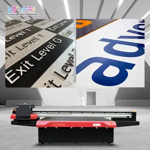 Impressora MT Popular de Grande Formato UV 2513 para Máquina de Sinalização de Madeira e Vidro Acrílico