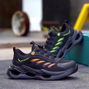 Personalizado de alta calidad indestructible impermeable seguridad punta de acero proteger el trabajo industrial compuesto dedo del pie gato zapatos de seguridad para hombres - Product Image 6