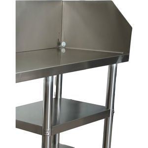 VICTORY KITCHEN Commercial Kitchen Equipment 4 <b>legs</b> Stainless Steel working <b>Table</b> Inox bench with backsplash for Lab restaurant - Product Image 5