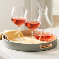 Plateau de service décoratif de luxe durable en bambou tissé à la main, OEM ODM, vente en gros, plateau de service alimentaire personnalisé