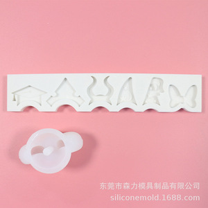 Nước giải khát rơm cap pha lê keo khuôn <span class=keywords><strong>Mickey</strong></span> <span class=keywords><strong>Mouse</strong></span> Head Bow phụ kiện rơm trang trí <span class=keywords><strong>fondant</strong></span> Silicone khuôn - Product Image 4