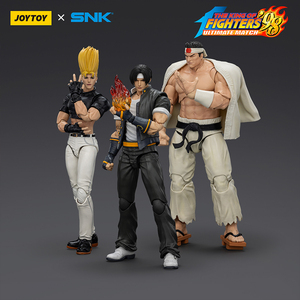 Joytoy 1:18 figurine de <span class=keywords><strong>soldat</strong></span> en PVC mobile Source sombre Xsnk <span class=keywords><strong>King</strong></span> of Fighters'98Um protagoniste équipe Trio nouvelle condition modèle <span class=keywords><strong>jouet</strong></span> - Product Image 3