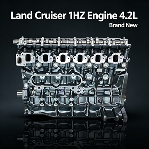 Bloc moteur diesel 1HZ 4.2L pour <span class=keywords><strong>Toyota</strong></span> <span class=keywords><strong>Land</strong></span> <span class=keywords><strong>Cruiser</strong></span> séries 70, 80, 100 et bus Coaster, SOHC 12V, aspiration naturelle - Product Image 1