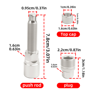 Extracteur de <span class=keywords><strong>manivelle</strong></span> de vélo VXM – Outil de réparation pour pédalier de vélo de route et VTT, extracteur de roue de <span class=keywords><strong>manivelle</strong></span>, axe de boîtier de pédalier - Product Image 2