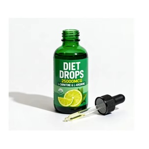 Extrait d'herbes de qualité alimentaire OEM/ODM sous marque privée, gouttes liquides coupe-faim en flacon - Product Image 1