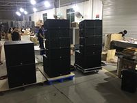Système de sonorisation professionnel pour DJ Morin LA-208, nouveau design, avec 2x8" MF + 2x1.75" Hi, puissance 400W LF/100W HF
