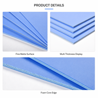Plaque de mousse PP haute densité 0,5 mm 1 mm 2 mm 3 mm 5 mm 8 mm 10 mm 12 mm, panneau en polypropylène imperméable et écologique