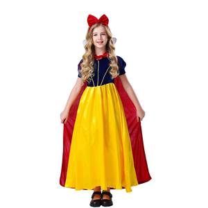 Costume de scène pour enfants sur le thème des contes de fées d'Halloween, costume de princesse blanche-neige mignon pour enfants - Product Image 1