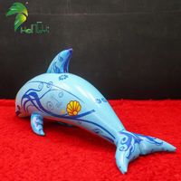 Système solaire gonflable géant Blue Dolphin pour la décoration publicitaire d'événement