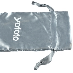 Bolsas de tela pequeñas de satén con cordón, personalizables con logo, para joyería, pelucas y almacenamiento, con efecto seda y estampado dorado en caliente - Product Image 3