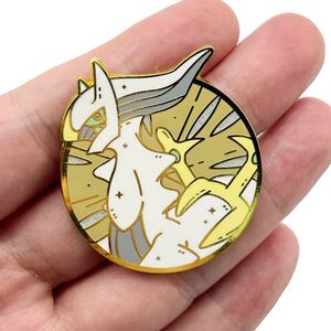 Broche anime japonais Mewtwo <span class=keywords><strong>Arceus</strong></span> Rachi Badge en métal Logo personnalisé Broche en émail - Product Image 3