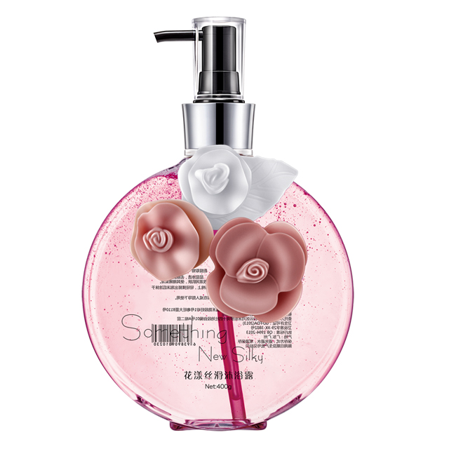 Новый гель для душа с ароматом для мытья тела, гель для душа с цветочным узором, фирменная торговая марка, Oem гель для очистки тела, гель для душа с ароматом, Глубокая очистка