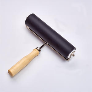 Cpatrick rol <span class=keywords><strong>Brayer</strong></span> karet lebar 15cm, dengan pegangan kayu - Product Image 4