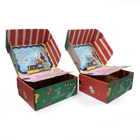 Boîtes postales d'emballage ondulé pliable à structure spéciale emballage d'expédition cadeau cosmétique pour kits de soins de la peau