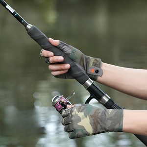 Venta al por mayor de guantes de pesca para hombre con logotipo personalizado Últimos estilos Protector solar Transpirable Ligero Suave Kayak Guantes - Product Image 6