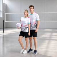 Uniforme d'équipe personnalisé pour le badminton, le volley-ball et le tennis de table, pour femmes, séchage rapide, impression par transfert thermique, protection UV, respectueux de l'environnement
