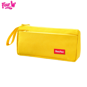 Grande capacité Double couche Oxford tissu créatif <span class=keywords><strong>couleur</strong></span> unie porte-<span class=keywords><strong>crayon</strong></span> sérigraphie cadeaux d'affaires Promotion - Product Image 6